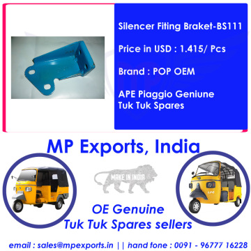 Ape Tuk Tuk Spares Silencer Fiting Bracket-BS111